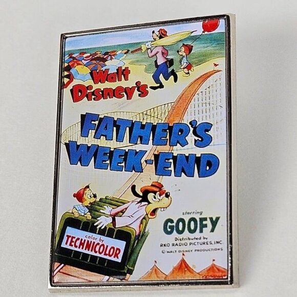 Disney Pin Goofy Movie Poster 2002 Father's Weekend 12 Months of Magic 12484 Vtg - Picture 2 of 5